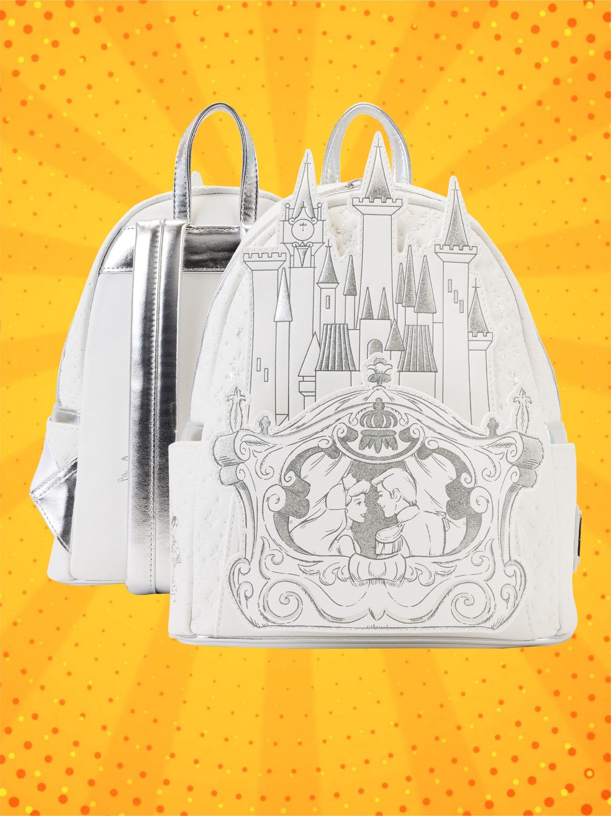 Loungefly Disney Sleeping Beauty Castle Dome Satchel Bag