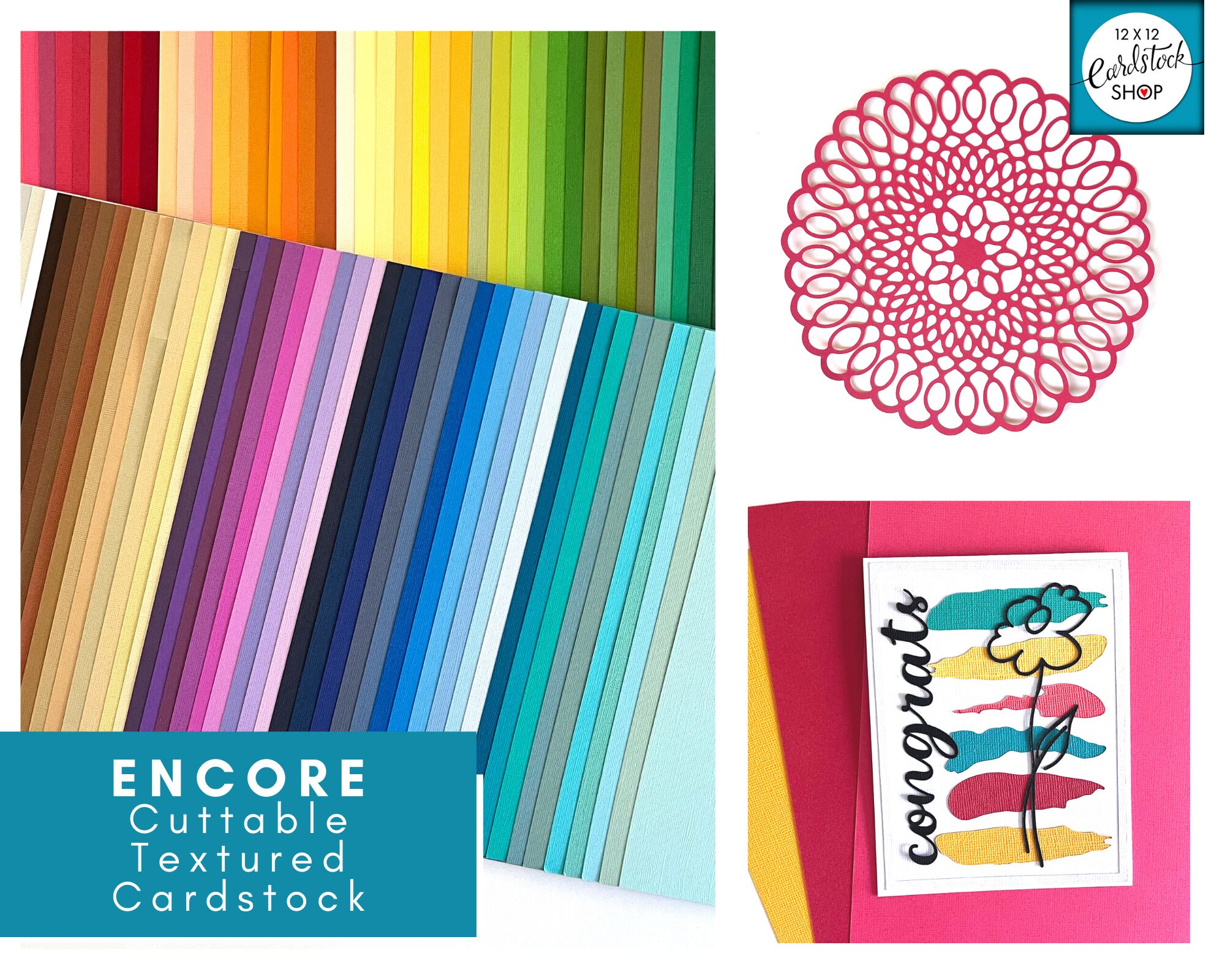 EXCITING NEWS! 💥100 New Colors of Textured Cardstock 💥 - 12x12 Cardstock